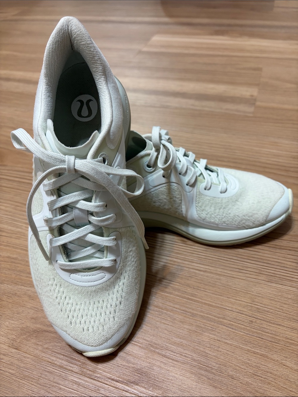 Lululemon Chargefeel Workout Low Shoes Women’s 6.5 White Training Sneakers